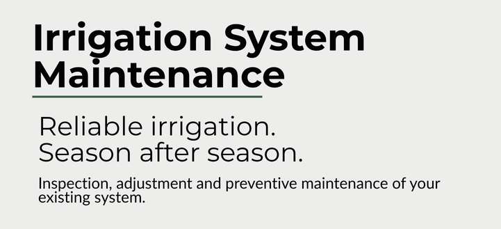Irrigation System Maintenance