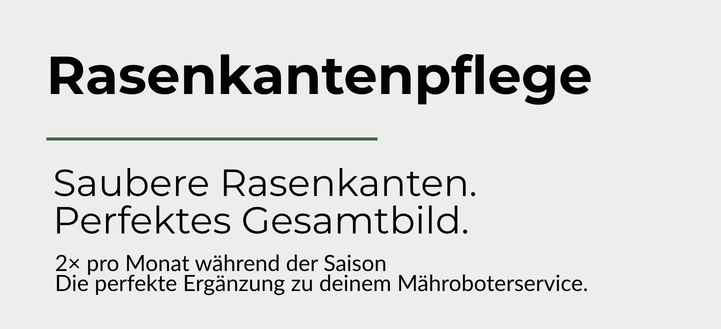 Professionelle Rasenkantenpflege
