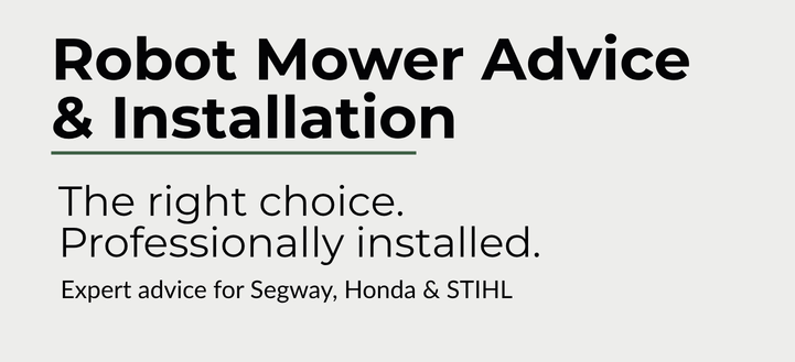 Robot mower advice and installation service